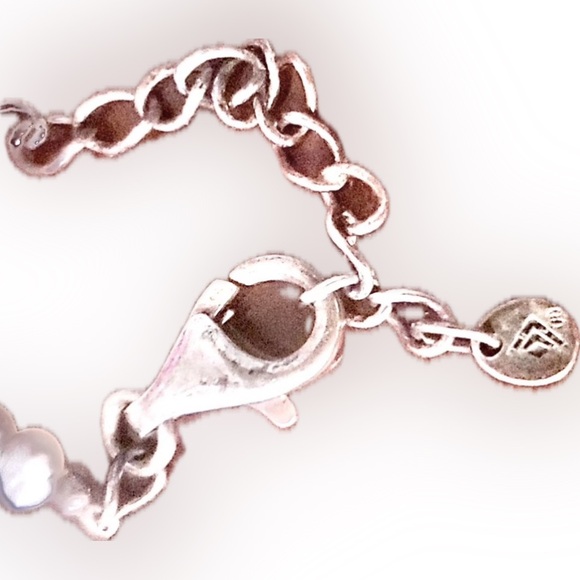 RARE Silpada Stunning Vintage Sterling Silver and Freshwater Pearl Necklace - Picture 9 of 9